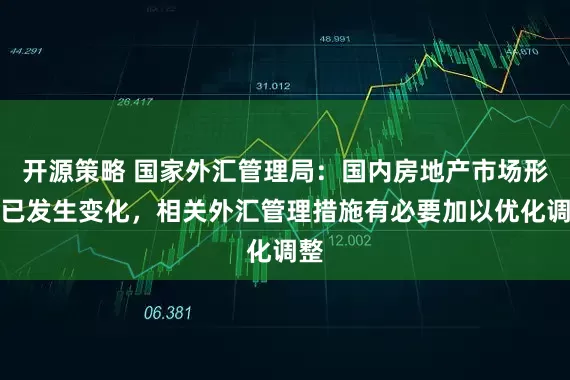 开源策略 国家外汇管理局：国内房地产市场形势已发生变化，相关外汇管理措施有必要加以优化调整